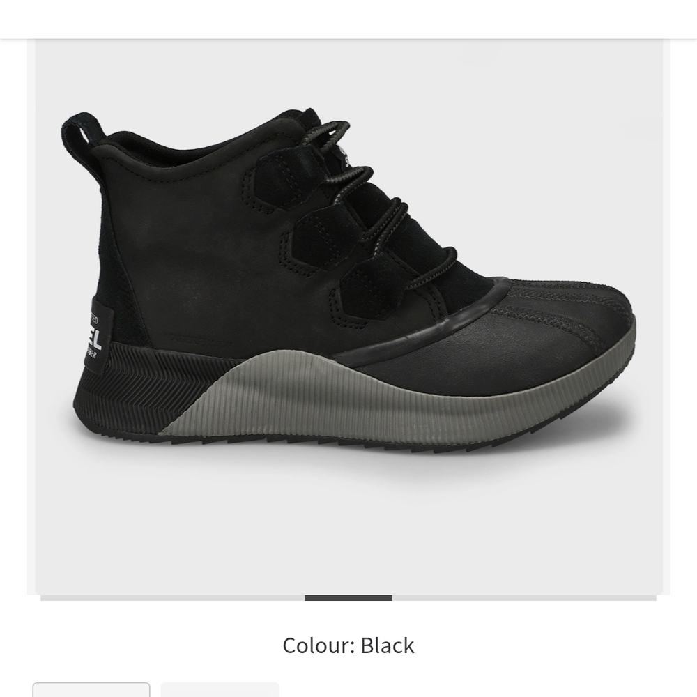 Sorel Black High-Top Boot "Out N About"